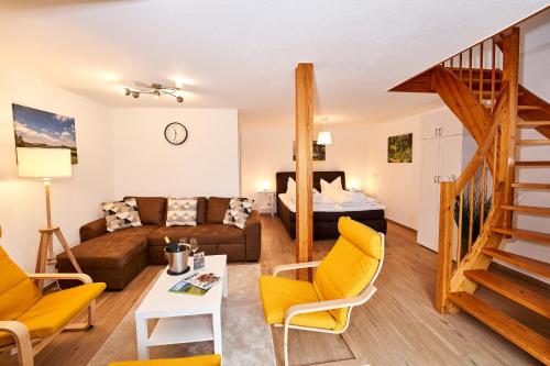 Χώρος καθιστικού στο Brauers Landarthotel GmbH