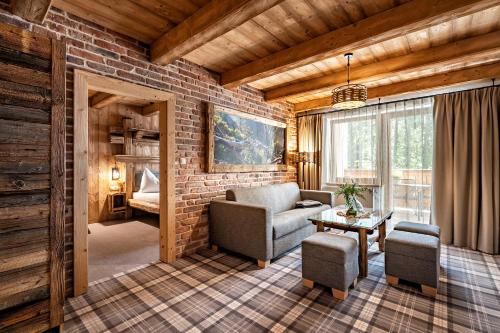 Ένα ή περισσότερα κρεβάτια σε δωμάτιο στο Hotel Roklina