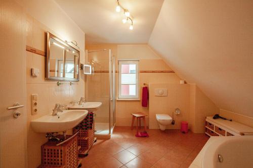 Et badeværelse på Haus Pangea