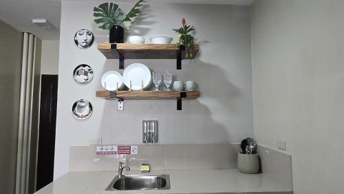 Køkken eller tekøkken på HOST HOMES Ireland Apartelle