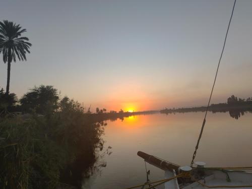 Příroda nedaleko ubytování na lodi