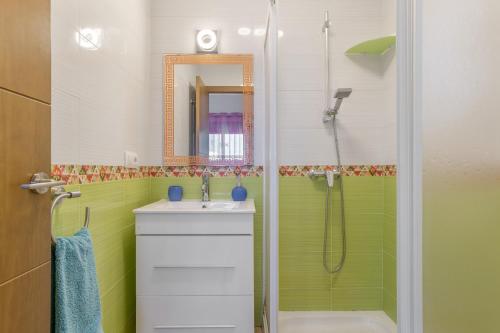 Et badeværelse på La Casita de Leonardo