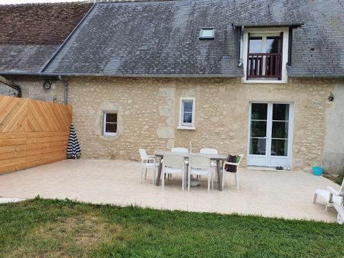 Bygningen som feriehuset ligger i