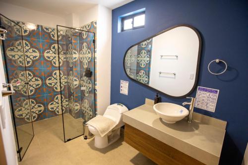 Ένα μπάνιο στο Nativo Hotel