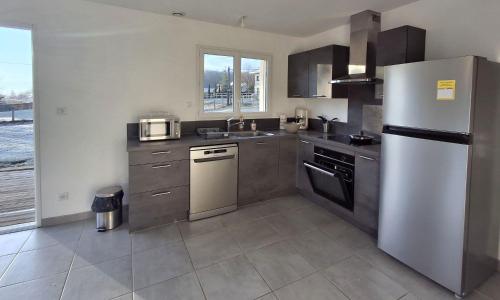 Küche/Küchenzeile in der Unterkunft La Marceline, maison proche du village