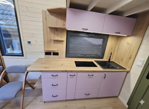 Η κουζίνα ή μικρή κουζίνα στο Tiny House Ingo John 'Vanessa'