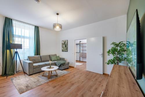 Μια τηλεόραση ή/και κέντρο ψυχαγωγίας στο Downtown Apartments by Cosy Homes - Bahnhofsnähe