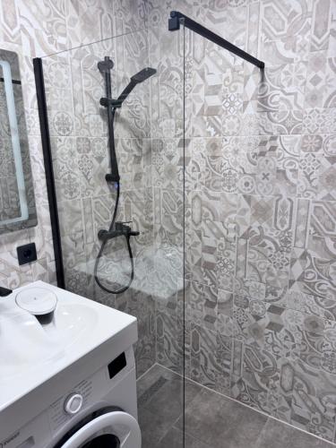 Et badeværelse på Saulgrieži