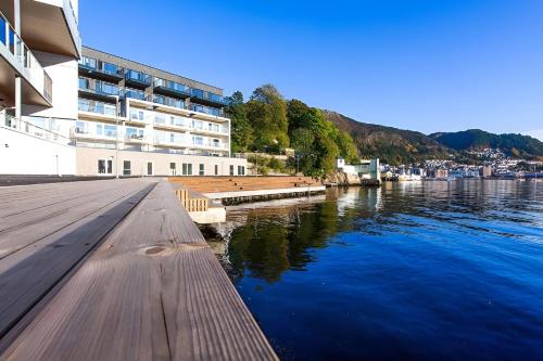 Naturlandskabet i nærheden af lejligheden