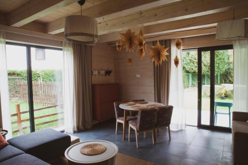 Χώρος καθιστικού στο Kozia Chata