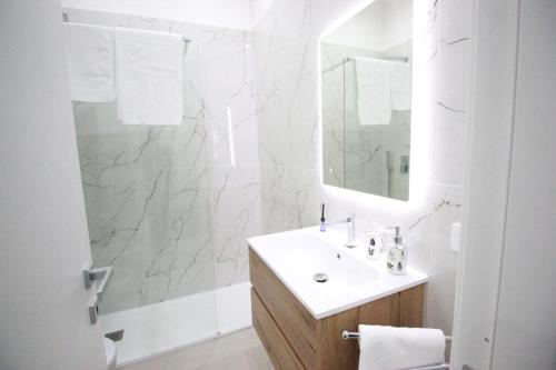 Koupelna v ubytování A Casa di Gianni