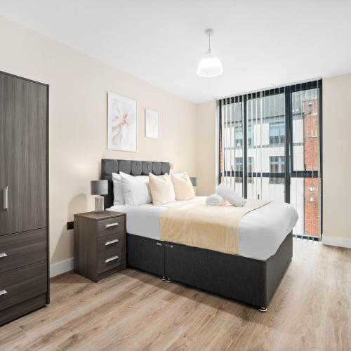 Foto Modern 2-Bed Apartment - Jewellery Quarter - Fast Wi-Fi - Netflix 5AH 3