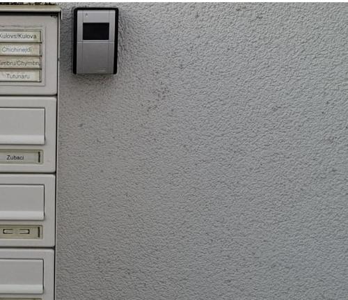 un primo piano della tastiera di un computer su un muro di MY HOME 23 Nr 8 a Villingen-Schwenningen