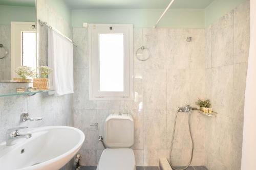 Et badeværelse på Villa Aliona