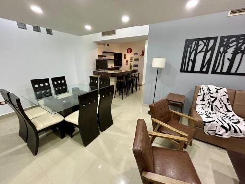 Χώρος καθιστικού στο Punta Rocosa