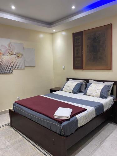 Ένα ή περισσότερα κρεβάτια σε δωμάτιο στο Chez Pieume