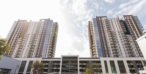 El edificio en el que está el departamento