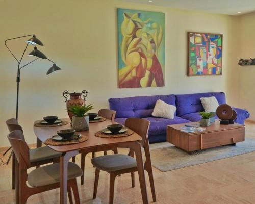 Гостиная зона в Casablanca Finance City 2Bdr