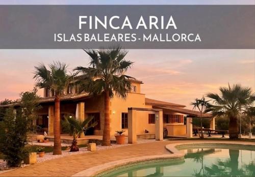 Mallorca Finca Aria mit 4 Zimmer großer Wohn Essbereich u 70m