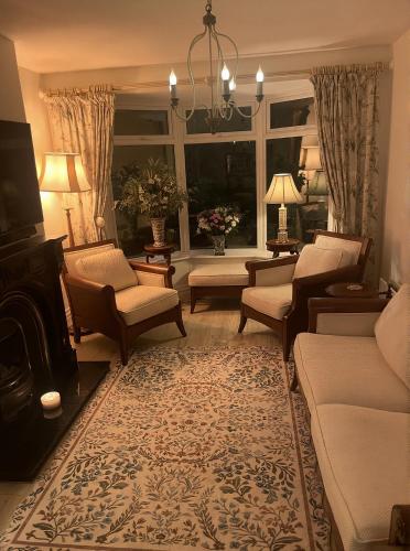 Et opholdsområde på Cultra Lodge