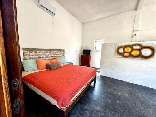 Ένα ή περισσότερα κρεβάτια σε δωμάτιο στο Casa Sulma