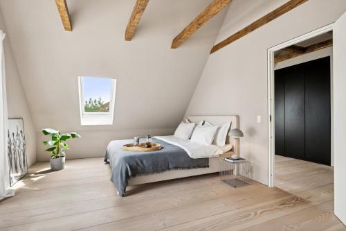 Ένα ή περισσότερα κρεβάτια σε δωμάτιο στο Villa in the Heart of Aarhus