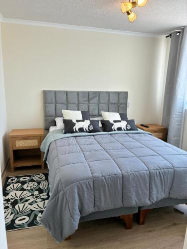 Ένα ή περισσότερα κρεβάτια σε δωμάτιο στο Jardines del Pacifico