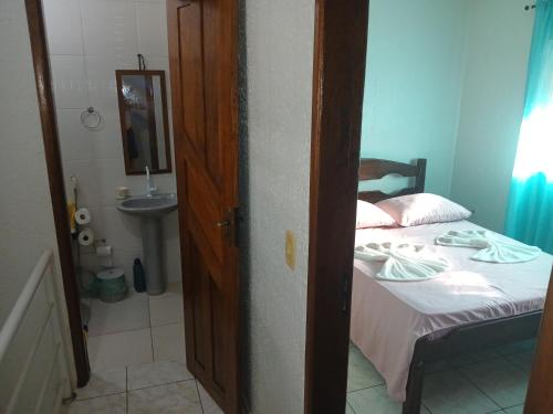 Et badeværelse på Casa no Bosque Felizcidade