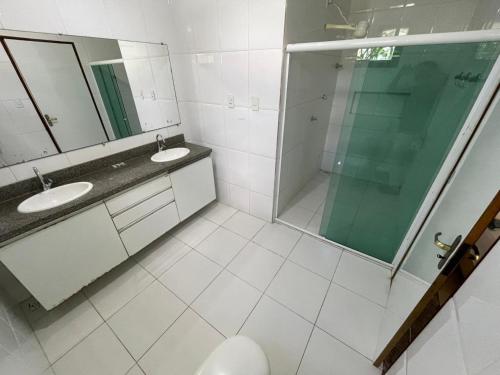 Koupelna v ubytování macambira café pousada