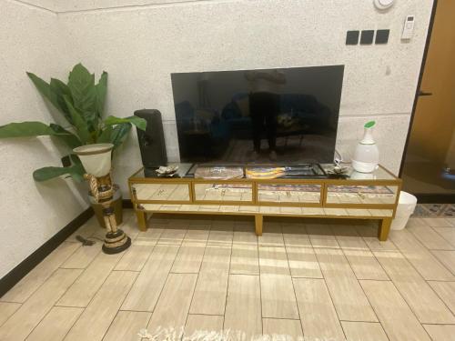 Et tv og/eller underholdning på شاليه كاسا بيرلا - Casa Pearla