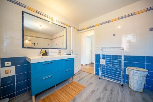 Koupelna v ubytování Spacieux logement près de Chalon