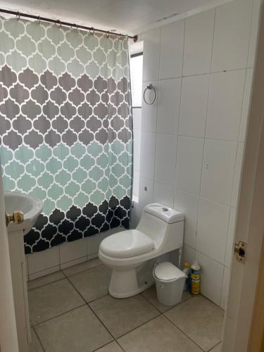 Koupelna v ubytování Departamento viña del mar para 5 huéspedes