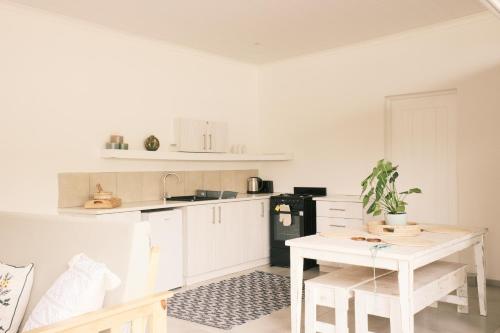 Η κουζίνα ή μικρή κουζίνα στο SIESTA DE RON Wilderness Beach House, 10 or 6 or 4 Sleeper Seconds from the OCEAN