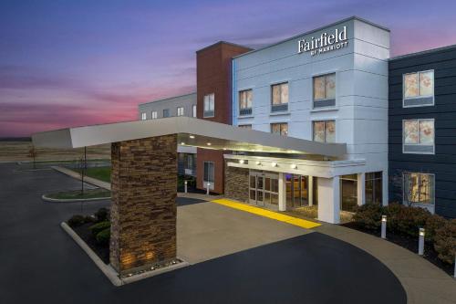 a rendering of a building with a hospital at Fairfield Inn & Suites by Marriott Jeffersonville I-71 in Jeffersonville