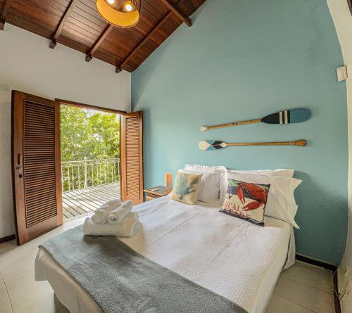 Ένα ή περισσότερα κρεβάτια σε δωμάτιο στο Quinta Della Rosa