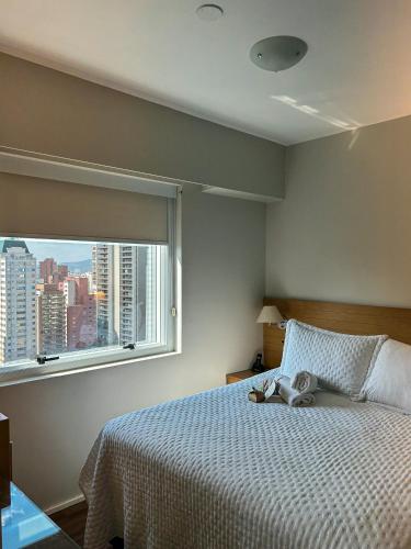 Кровать или кровати в номере Ao lado da Paulista e metrô lazer completo com estac