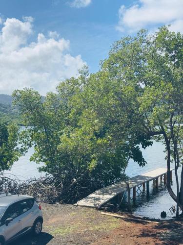 Lanskap alam di dekat rumah liburan