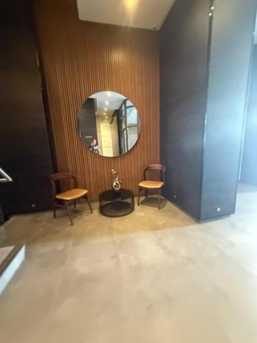 Ένα μπάνιο στο Depa en Pleno FIDEL ANZE con Parqueo Pet-Friendly