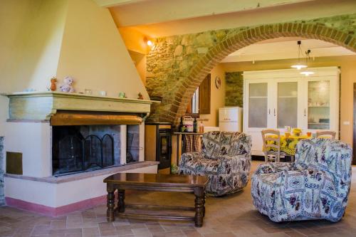 Posezení v ubytování Il Bosco Agriturismo