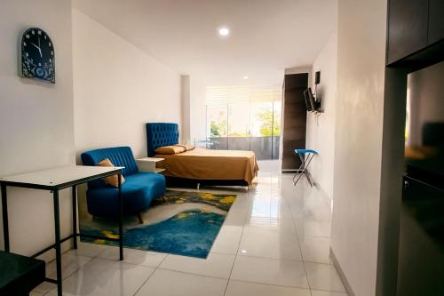 2D Elegante Studio Monoambiente Element by Elite, Equipetrol