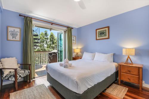 Ένα ή περισσότερα κρεβάτια σε δωμάτιο στο Cylinder Palms