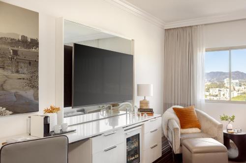 O zonă de relaxare la Huntley Santa Monica Beach