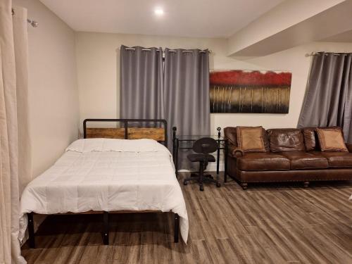 Ένα ή περισσότερα κρεβάτια σε δωμάτιο στο Garden View