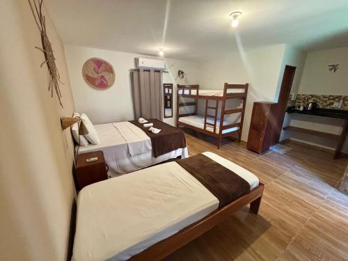 Ένα ή περισσότερα κρεβάτια σε δωμάτιο στο Morada das Dunas