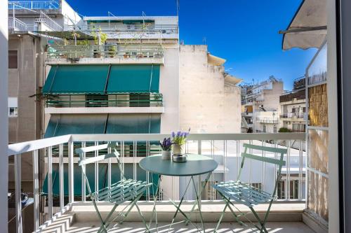 Bright & Stylish 1BR with Balcony in Koukaki