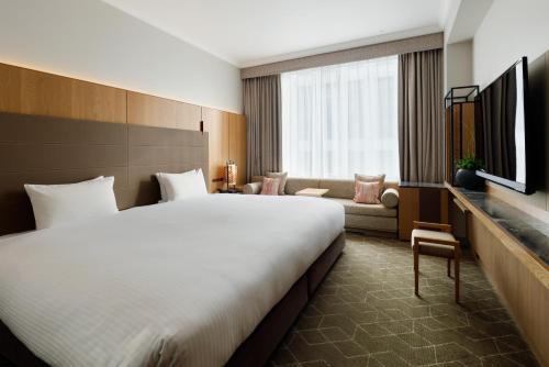 Μια τηλεόραση ή/και κέντρο ψυχαγωγίας στο Hotel The Celestine Tokyo Shiba