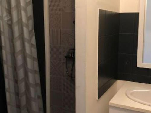 Ένα μπάνιο στο Appartement cosy avec terrasse au calme - API-1-52-1060