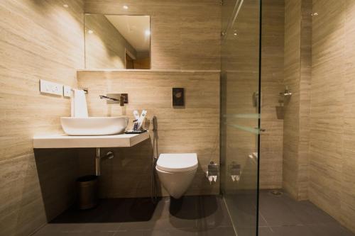 Koupelna v ubytování Safal Retreat