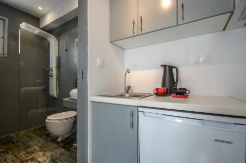 Et badeværelse på Depis suites