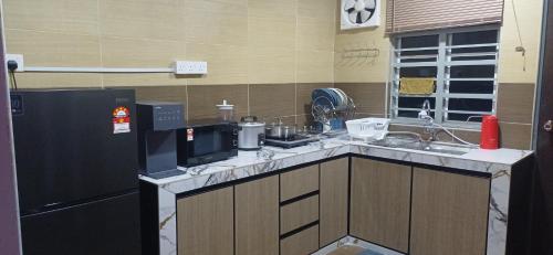 Køkken eller tekøkken på Lavender Splash Homestay